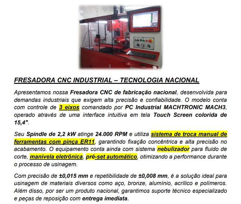 Preview Fresa Simples