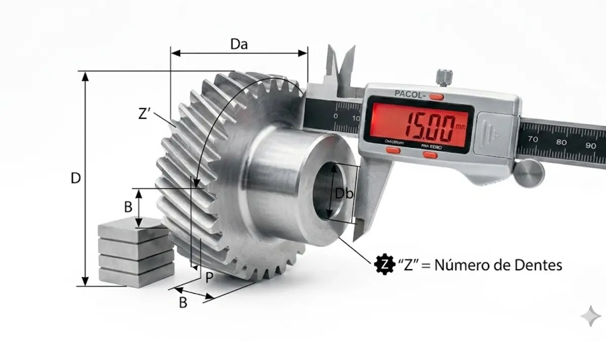 Guia Visual de Medição Pinhão Pacol